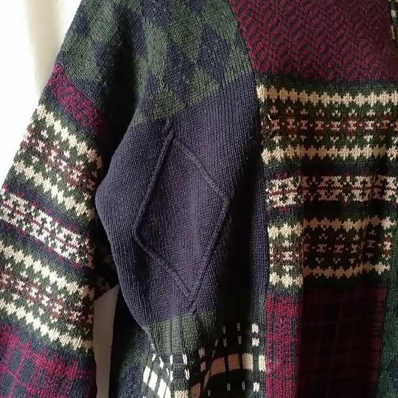 FAB VTG Cotton Blend Oversized Sweater L - Picture 4 of 7